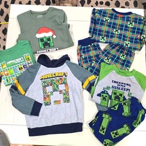 Boys Minecraft LOT size XS, 6